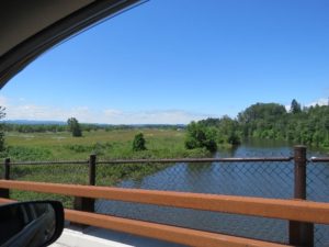 view from River 'S Unit Ridgefield NWR bridge
