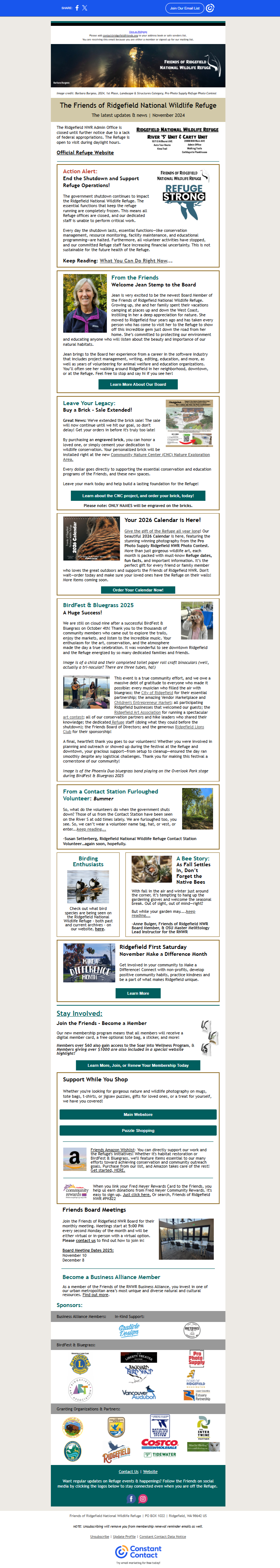 November 2025 newwsletter image, follow link for scannable PDF