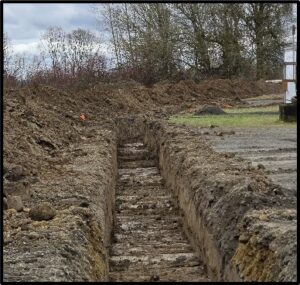 Ditch Dug for New Piping susan setterberg